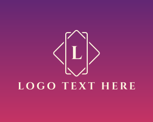 Elegant Diamond Jewelry Boutique logo design