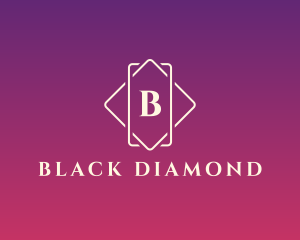 Elegant Diamond Jewelry Boutique logo design