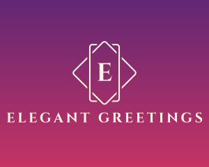 Elegant Diamond Jewelry Boutique logo design