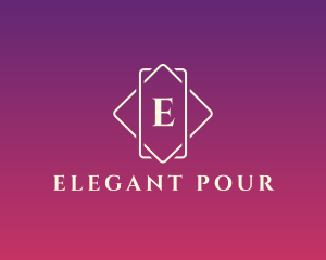 Elegant Diamond Jewelry Boutique logo design