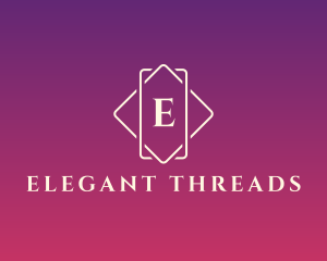 Elegant Diamond Jewelry Boutique logo design