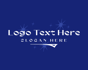 Sled - Winter Starry Christmas logo design