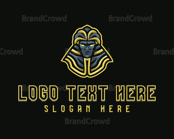 Ancient Angry Pharaoh Logo