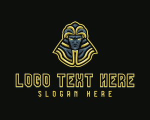 Pharaoh - Ancient Angry Pharaoh logo design