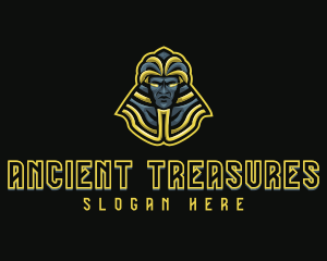 Ancient Angry Pharaoh logo design