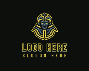 Ancient - Ancient Angry Pharaoh logo design