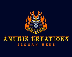 Anubis - Egyptian God Anubis logo design