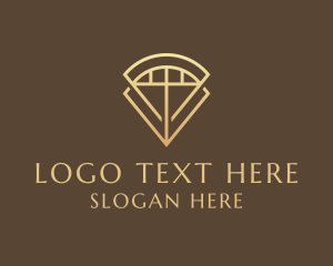 Luxurious - Diamond Jewelry Gemstone logo design