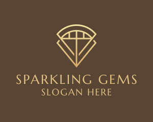 Diamond Jewelry Gemstone  logo design