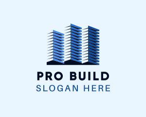 Architecture Skyscraper Building logo design