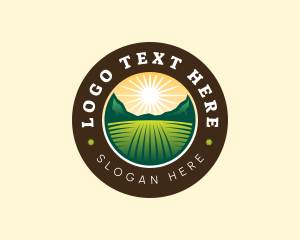 Sweet Corn - Agriculture Farm Field logo design