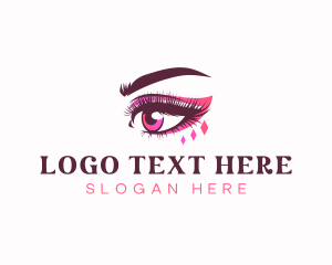 Cosmetics - Eyelash Beauty Salon logo design