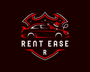 Detailing Car Garage logo design