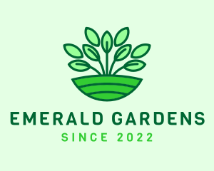 Natural Plant Gardening  logo design