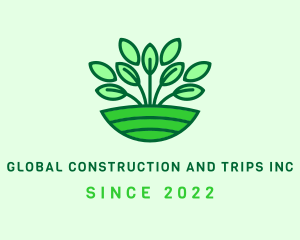Vegan - Natural Plant Gardening logo design
