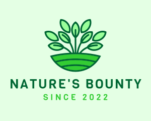 Natural Plant Gardening  logo design