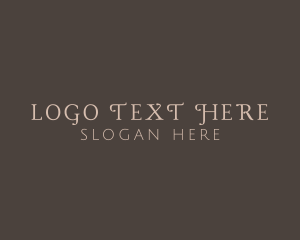 Wordmark - Elegant Premium Aesthetic logo design