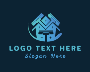 Cleaning Services - Clean Home Vacuum logo design