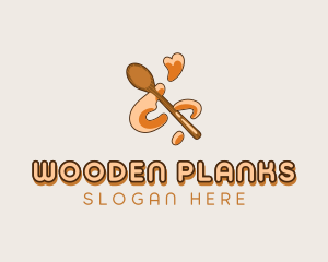 Baker Wooden Spoon Patisserie logo design