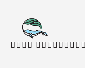 Eco Friendly Whale  Logo