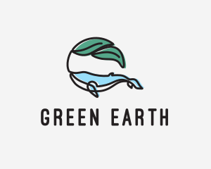 Eco Friendly - Eco Friendly Whale logo design