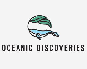 Marine Biologist - Eco Friendly Whale logo design