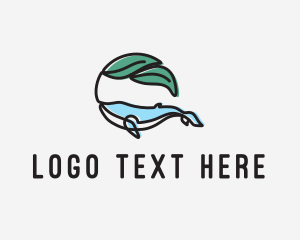 Eco Friendly Whale  Logo