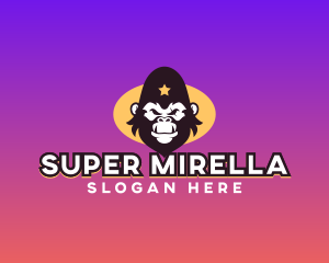 Gorilla Ape Gamer Clan Logo