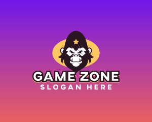 Gorilla Ape Gamer Clan logo design