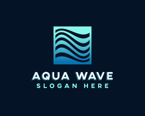 Water Wave Pattern logo design