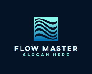 Water Wave Pattern logo design