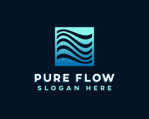 Water Wave Pattern logo design