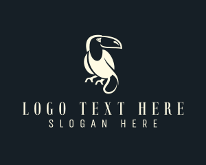 Jungle - Toucan Bird Wildlife logo design