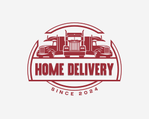 Freight Trucking Vehicle logo design