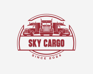 Freight Trucking Vehicle logo design