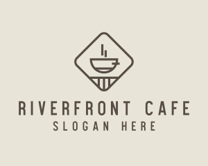 Minimalist Coffee Cafe logo design