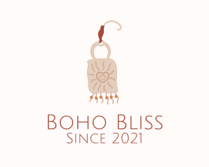 Boho Love Earring  logo design