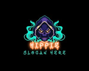 Arcade - Skull Reaper Gaming Vape logo design