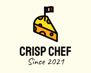 France Cheese Flag  logo design