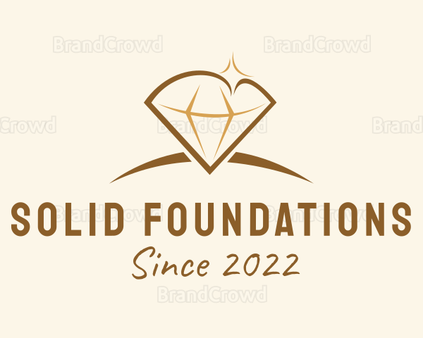 Crystal Diamond Jewelry Logo