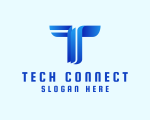 Tech Telecommunication App logo design