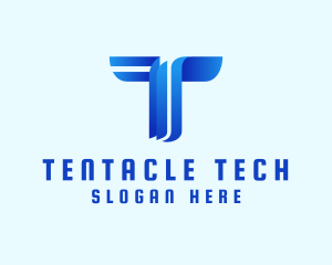 Tech Telecommunication App logo design