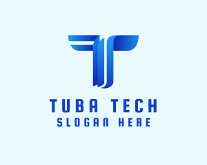 Tech Telecommunication App logo design