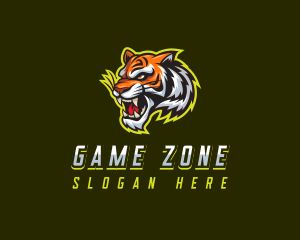 Gaming Fierce Tiger logo design