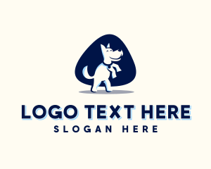 Greyhound - Veterinary Dog Pet Care logo design