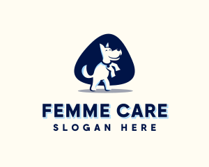 Veterinary Dog Pet Care logo design