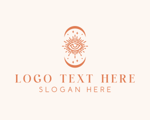 Celestial - Mystical Fortune Teller Eye logo design