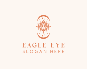 Mystical Fortune Teller Eye logo design