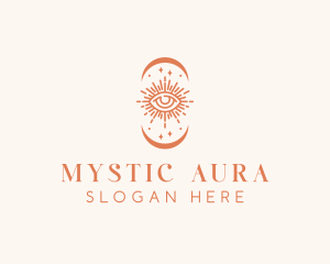 Mystical Fortune Teller Eye logo design