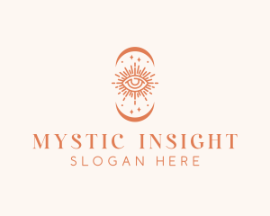 Mystical Fortune Teller Eye logo design